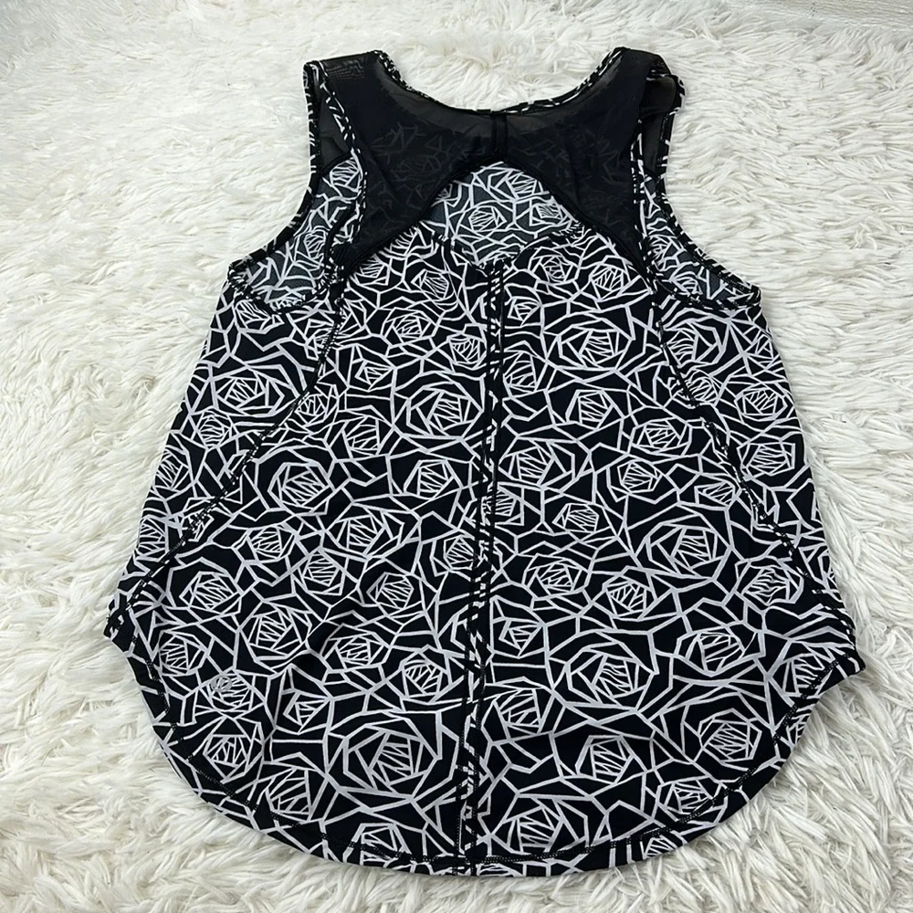 Lululemon Sculpt Tank Posey Black White / Black